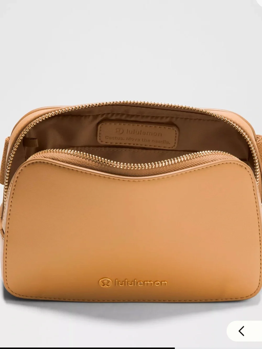 lululemon athletica Cactus Leather Belt Bag with Woven Strap